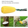 Corn Shape Design Dog Teeth Cleaning Squeaky Toys